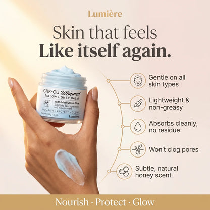 GHK-Cu Whipped Tallow Honey Balm